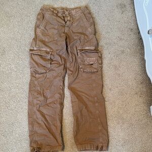 Women’s Brown American Eagle Cargo Pants